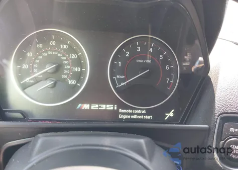 2015 BMW M235 from USA, damaged, VIN WBA1M1C53FV393569